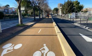 Piste cyclable - Marquage au sol