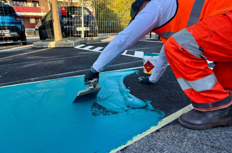 Marquage au sol enduit à froid Marseille Miditraçage (2)