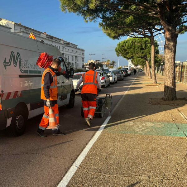 Marquages au sol pistes cyclables marseille Miditraçage (2)