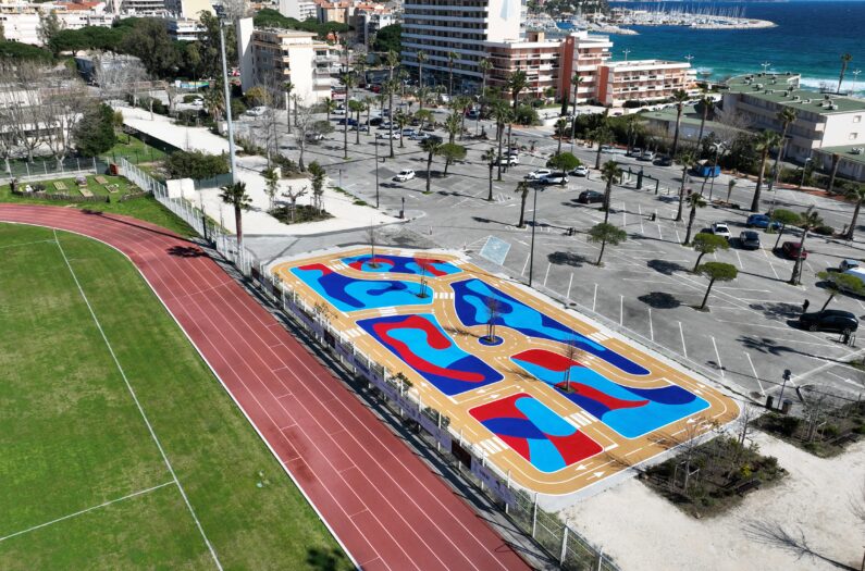 Design Actif marquages au sol Le Lavandou Miditraçage