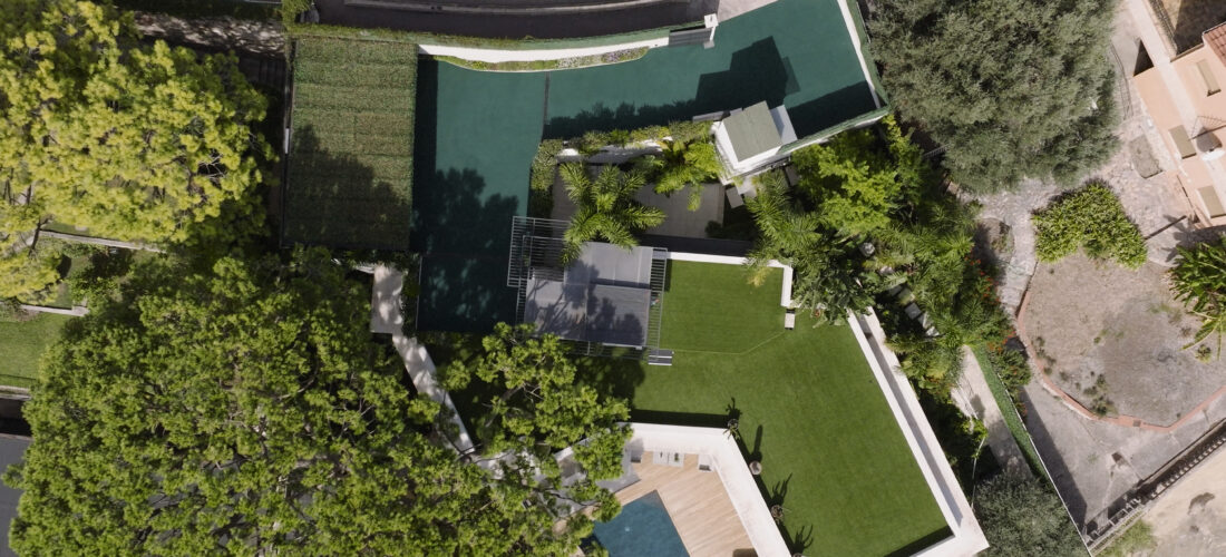 Spray Grip à Monaco vue drône