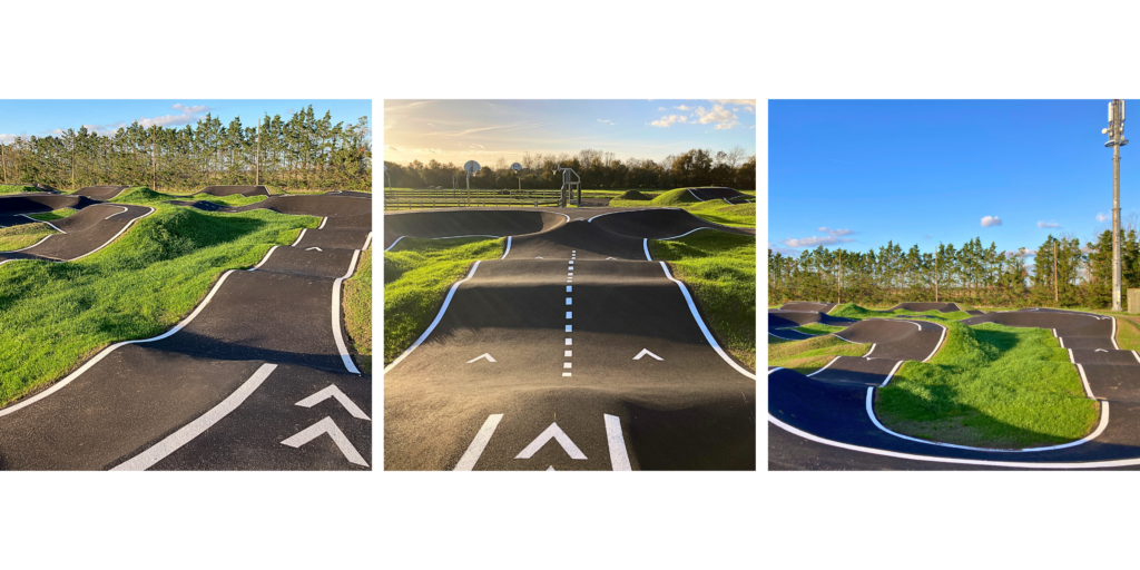 Pumptrack à Grues réalisé par l'agence de Vendée